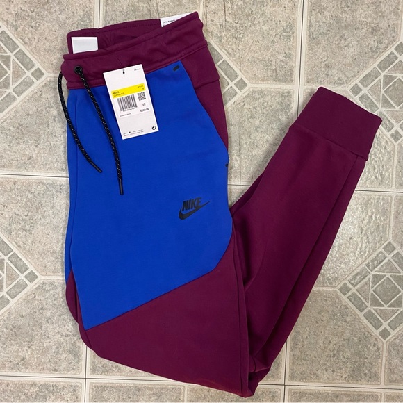 Nike Pants Nike Sportswear Tech Fleece Jogger Purple Blue Mens